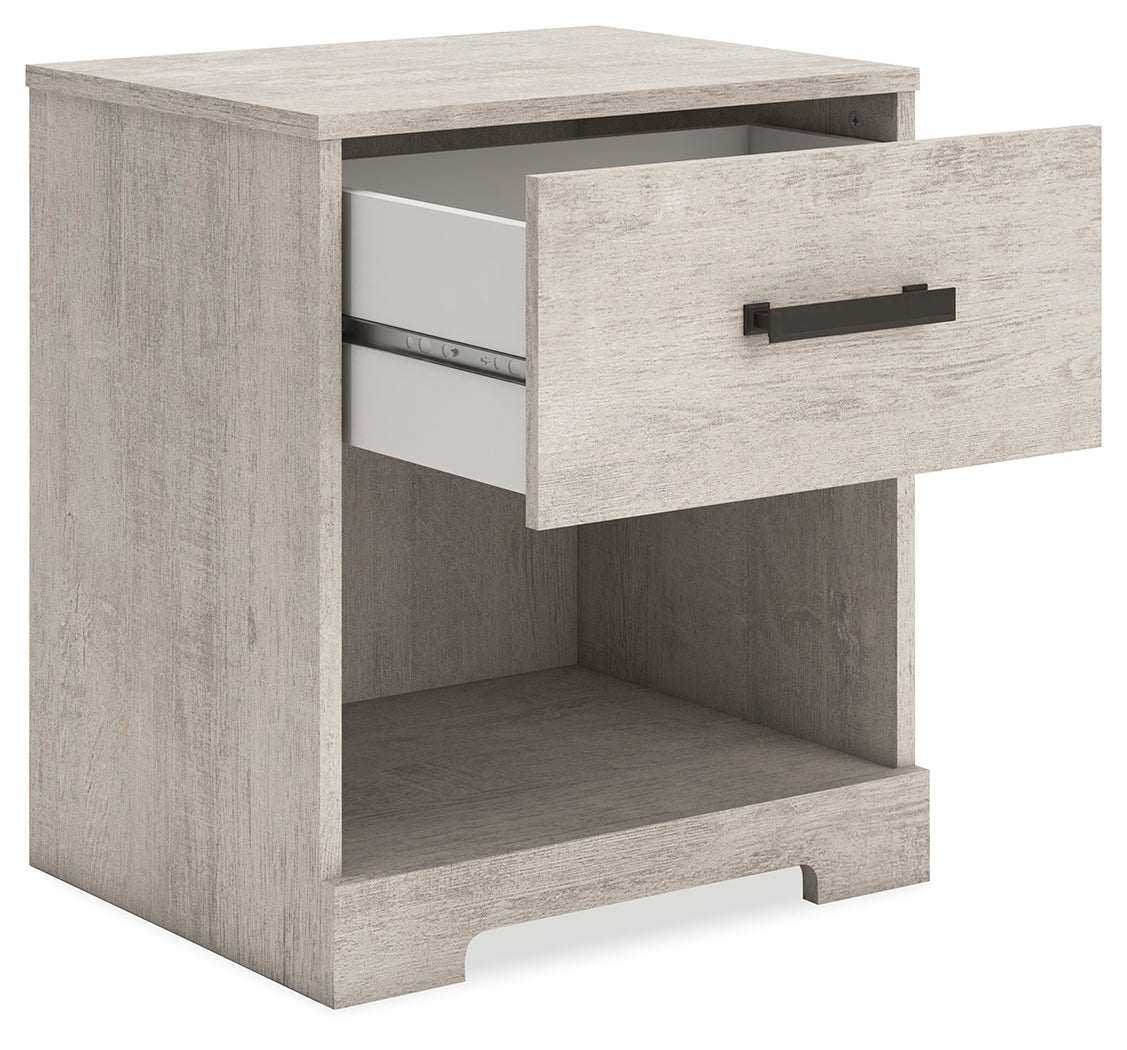 Shawburn Whitewash Crossbuck Youth Platform Bedroom Set by Ashley at Eve Furniture