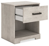 Shawburn Whitewash Crossbuck Youth Platform Bedroom Set by Ashley at Eve Furniture