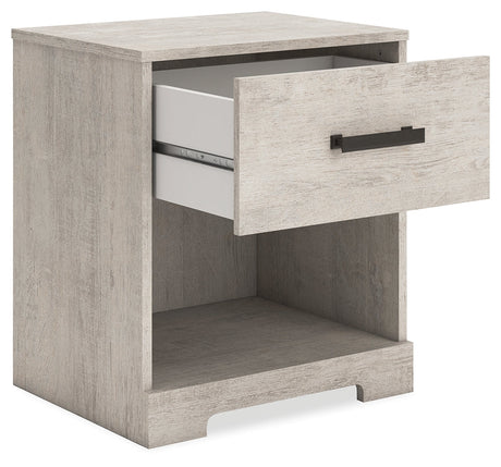 Shawburn Whitewash Crossbuck Youth Platform Bedroom Set by Ashley at Eve Furniture