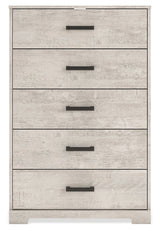 Shawburn Whitewash Crossbuck Youth Platform Bedroom Set by Ashley at Eve Furniture