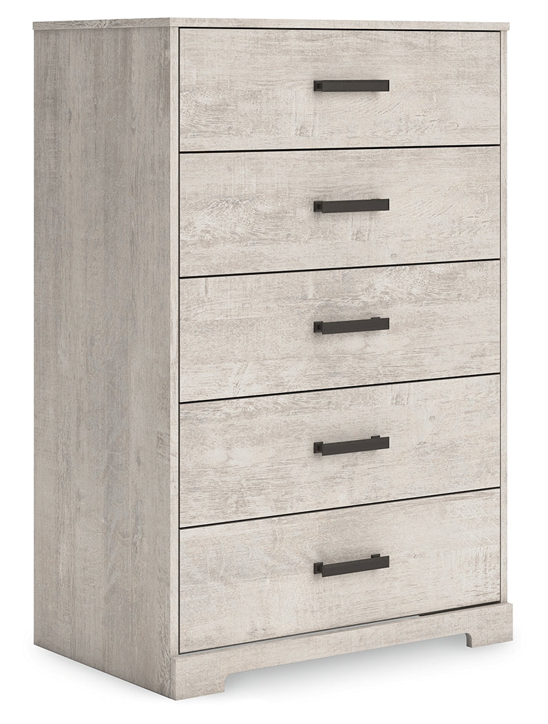 Shawburn Whitewash Crossbuck Youth Platform Bedroom Set by Ashley at Eve Furniture