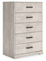 Shawburn Whitewash Crossbuck Youth Platform Bedroom Set by Ashley at Eve Furniture