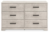 Shawburn Whitewash Crossbuck Youth Platform Bedroom Set by Ashley at Eve Furniture