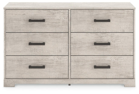Shawburn Whitewash Dresser by Ashley at Eve Furniture