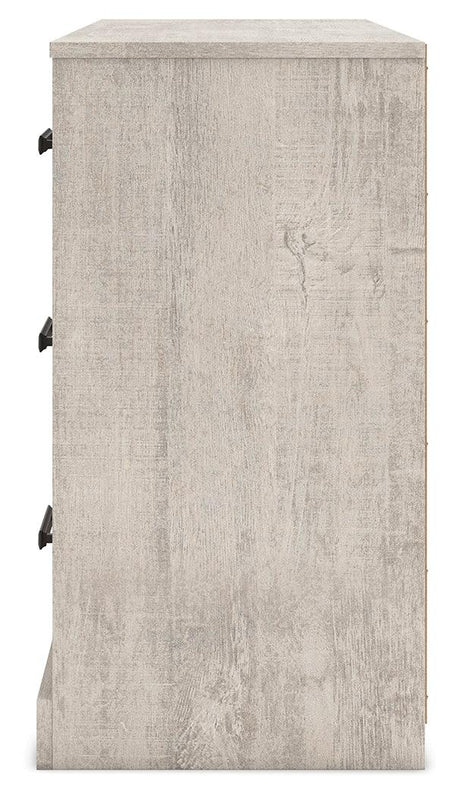 Shawburn Whitewash Dresser by Ashley at Eve Furniture