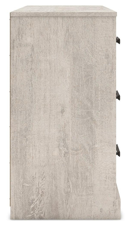 Shawburn Whitewash Dresser by Ashley at Eve Furniture