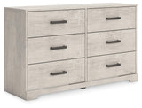 Shawburn Whitewash Dresser by Ashley at Eve Furniture