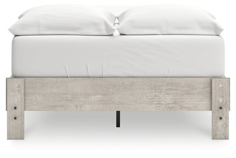 Shawburn Whitewash Full Platform Base Bed by Ashley at Eve Furniture