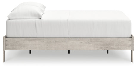 Shawburn Whitewash Full Platform Base Bed by Ashley at Eve Furniture