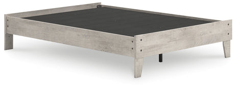 Shawburn Whitewash Full Platform Base Bed by Ashley at Eve Furniture