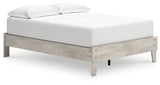 Shawburn Whitewash Full Platform Base Bed by Ashley at Eve Furniture