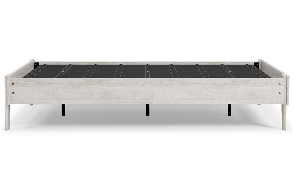 Shawburn Whitewash Full Platform Bed by Ashley at Eve Furniture
