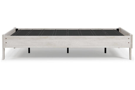 Shawburn Whitewash Full Platform Bed by Ashley at Eve Furniture