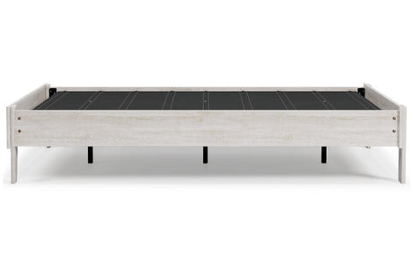 Shawburn Whitewash Full Platform Bed by Ashley at Eve Furniture