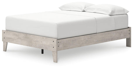 Shawburn Whitewash Full Platform Bed by Ashley at Eve Furniture