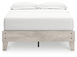 Shawburn Whitewash Full Platform Bed by Ashley at Eve Furniture