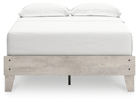 Shawburn Whitewash Full Platform Bed by Ashley at Eve Furniture