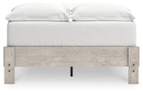 Shawburn Whitewash Full Platform Bed by Ashley at Eve Furniture
