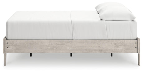 Shawburn Whitewash Full Platform Bed by Ashley at Eve Furniture