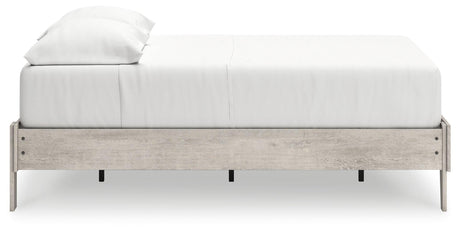 Shawburn Whitewash Full Platform Bed by Ashley at Eve Furniture
