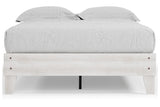 Shawburn Whitewash Full Platform Bed by Ashley at Eve Furniture