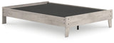 Shawburn Whitewash Full Platform Bed by Ashley at Eve Furniture