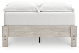 Shawburn Whitewash Full Platform Bed