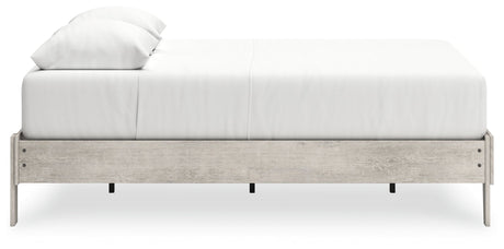 Shawburn Whitewash Queen Platform Base Bed by Ashley at Eve Furniture