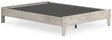 Shawburn Whitewash Queen Platform Base Bed by Ashley at Eve Furniture