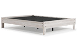 Shawburn Whitewash Queen Platform Bed by Ashley at Eve Furniture