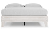 Shawburn Whitewash Queen Platform Bed by Ashley at Eve Furniture