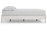 Shawburn Whitewash Queen Platform Bed by Ashley at Eve Furniture