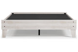 Shawburn Whitewash Queen Platform Bed by Ashley at Eve Furniture