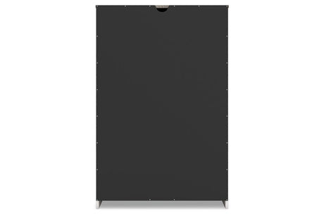 Shawburn Whitewash/Charcoal Gray Chest of Drawers by Ashley at Eve Furniture