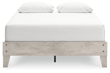 Shawburn Whitewash Queen Platform Bed by Ashley at Eve Furniture