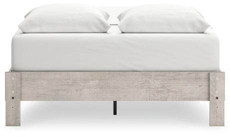 Shawburn Whitewash Queen Platform Bed by Ashley at Eve Furniture