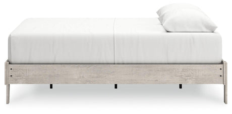 Shawburn Whitewash Queen Platform Bed by Ashley at Eve Furniture