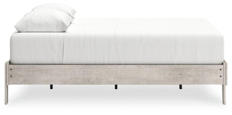 Shawburn Whitewash Queen Platform Bed by Ashley at Eve Furniture