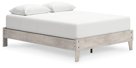 Shawburn Whitewash Queen Platform Bed by Ashley at Eve Furniture