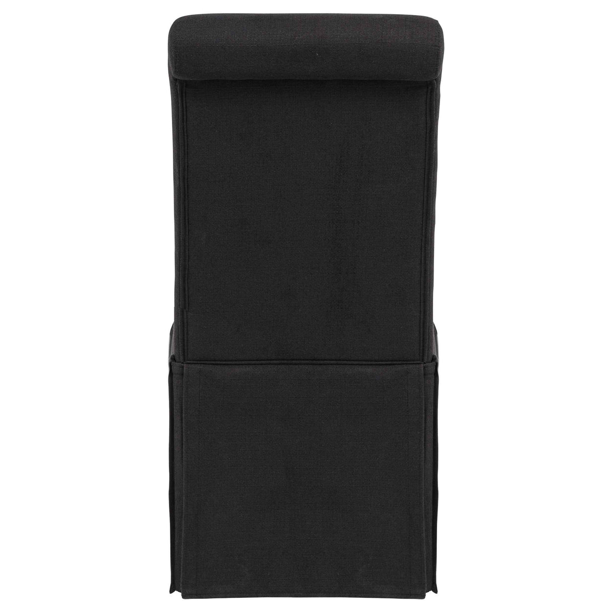 Shawna Black Upholstered Skirted Side Chair (Set of 2) by Coaster at Eve Furniture