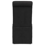 Shawna Black Upholstered Skirted Side Chair (Set of 2) by Coaster at Eve Furniture