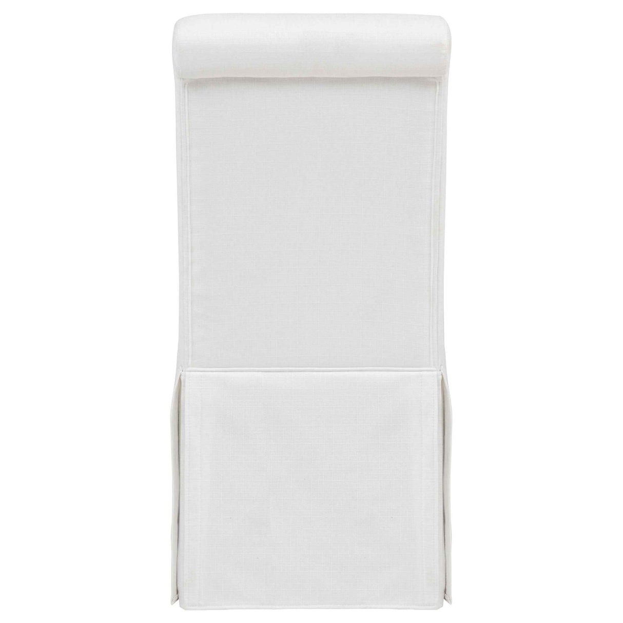 Shawna White Upholstered Skirted Side Chair (Set of 2) by Coaster at Eve Furniture