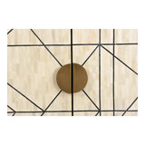 Shaws Cabinet Cream and Black by Moe's Home at Eve Furniture