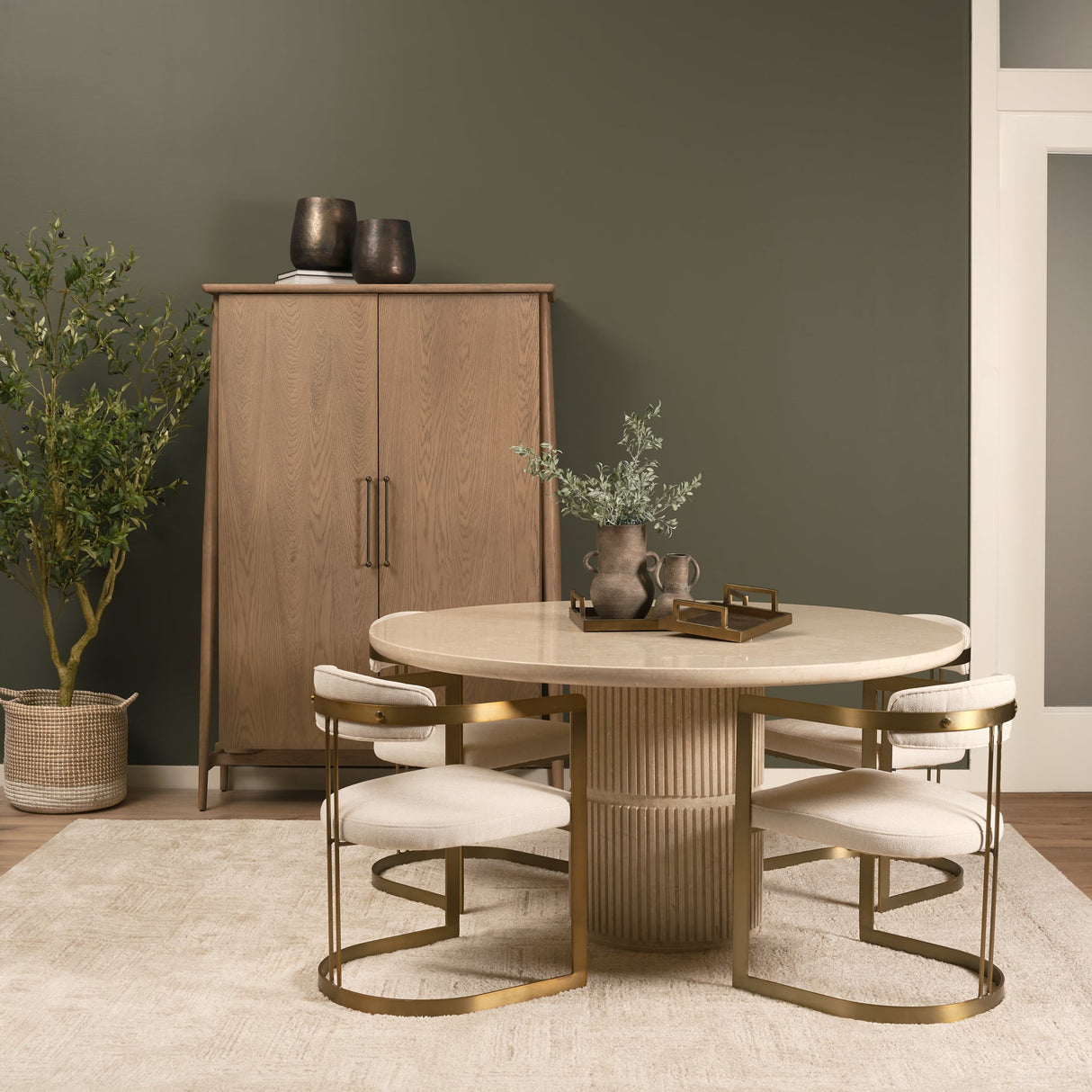 Shay Aluminium Tray - Medium by Mercana at Eve Furniture