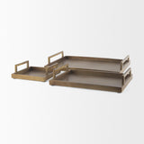 Shay Aluminium Tray - Medium by Mercana at Eve Furniture