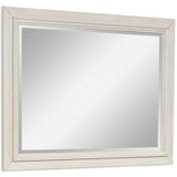 Shaybrock Antique White/Brown Bedroom Mirror