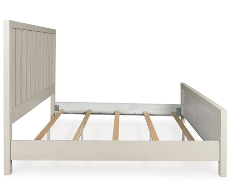 Shaybrock Antique White California King Panel Bed by Ashley at Eve Furniture