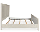 Shaybrock Antique White King Panel Bed by Ashley at Eve Furniture