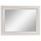 Shaybrock Antique White/Brown Bedroom Mirror by Ashley at Eve Furniture