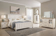 Shaybrock Antique White/Brown Panel Bedroom Set by Ashley at Eve Furniture